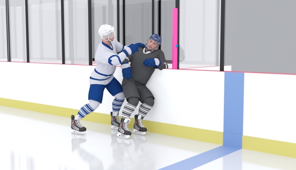 Hockey game incident