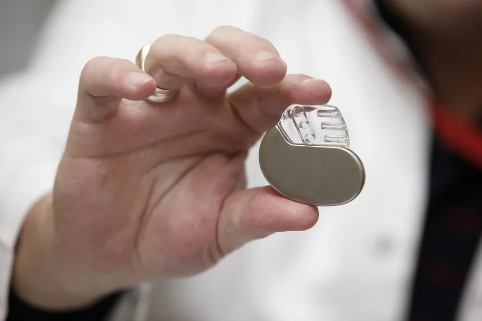 Close up of a pacemaker in a hospital