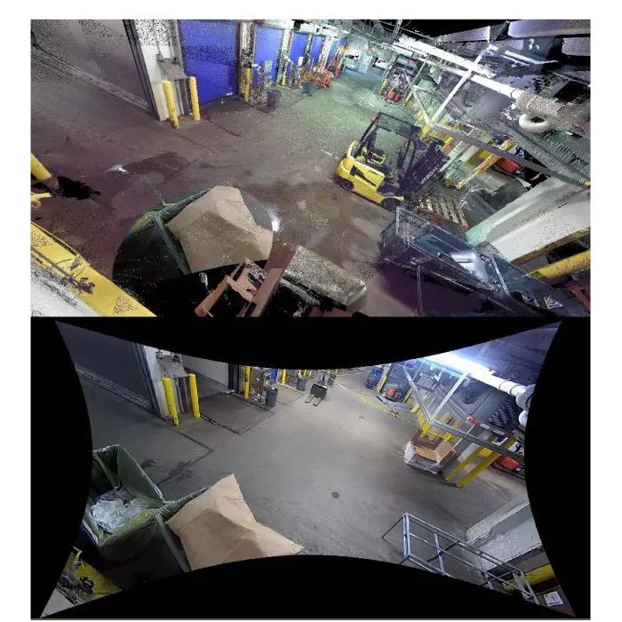 Vehicle interior footage