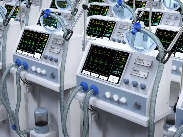 Group of ventilator machines