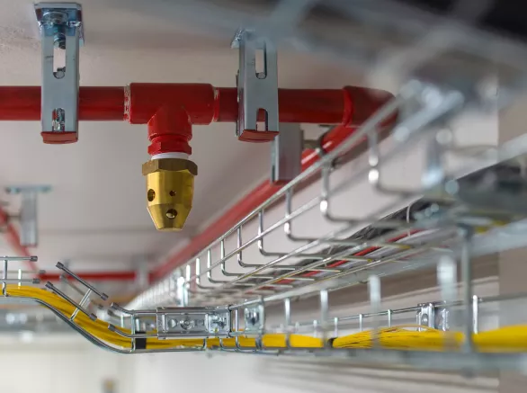 Clean agent fire suppression system