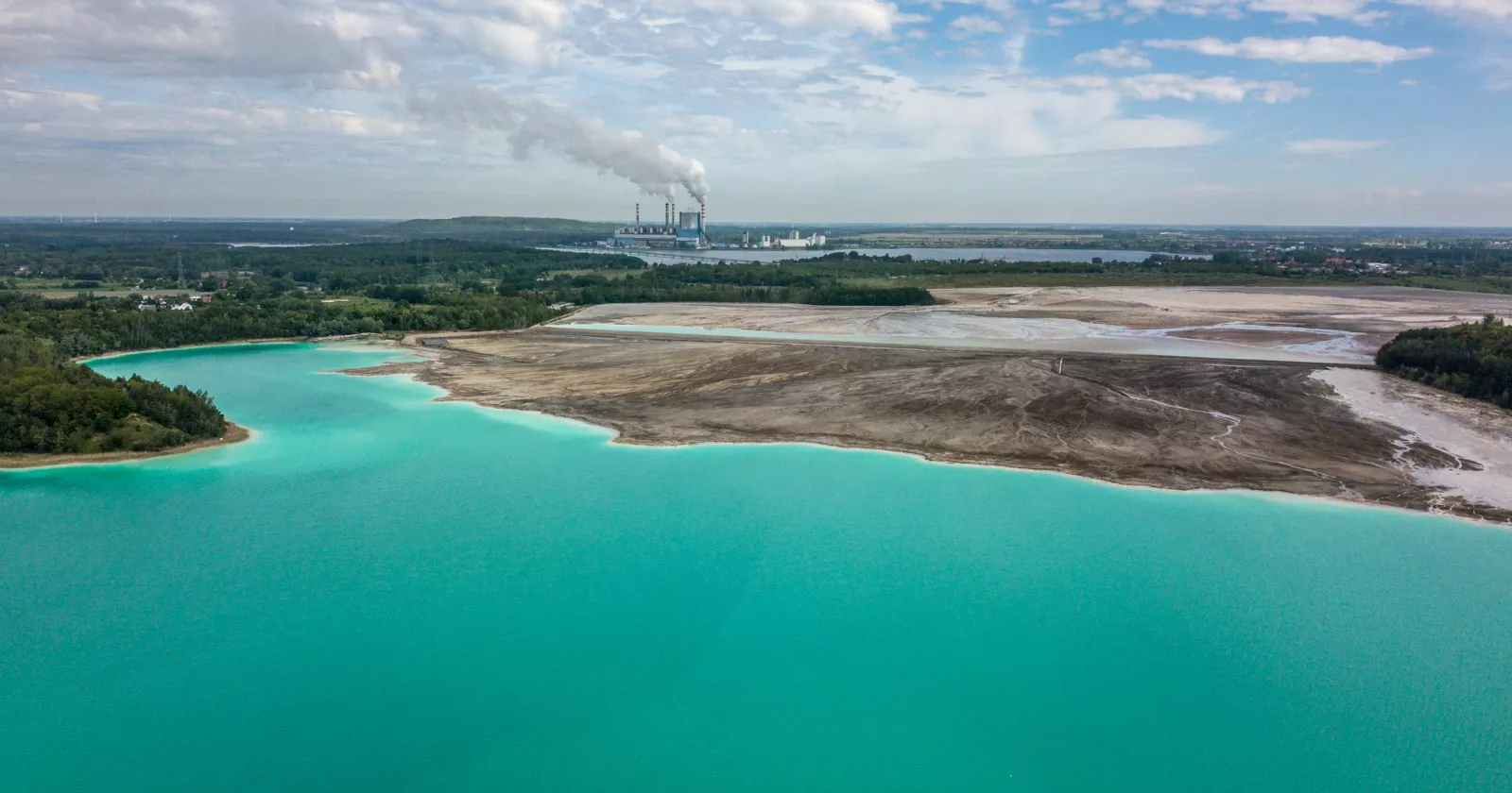 Coal ash pond