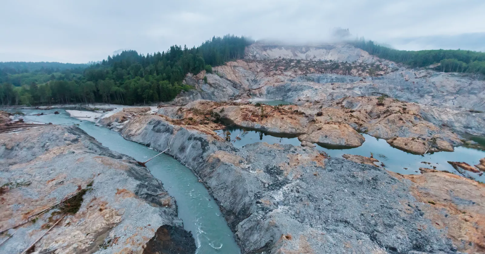 Landslides & Slope Failures Forest Mud Slide Water