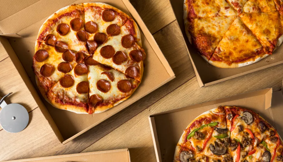 Take Out Pizza in a Box Ready to Eat