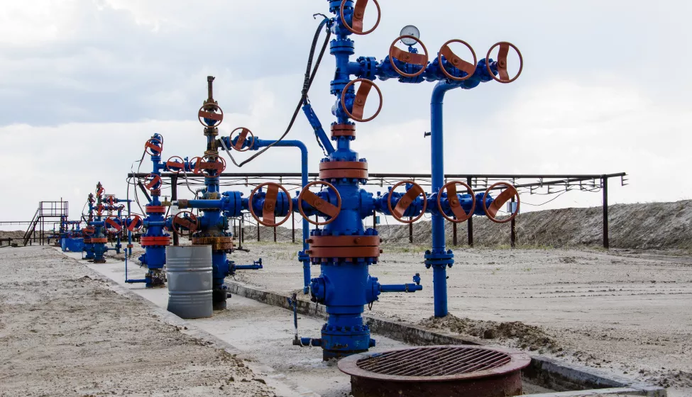 Wellhead in the desert