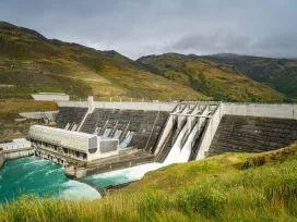 Clyde Dam Power Station, New Zealand