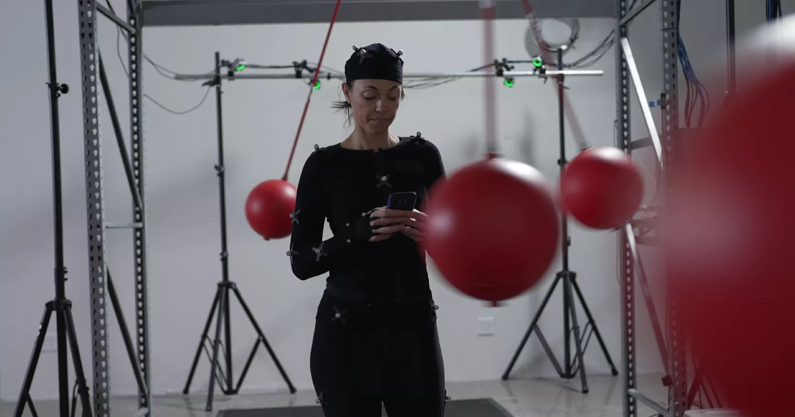 Exponent UX_woman in UX testing area